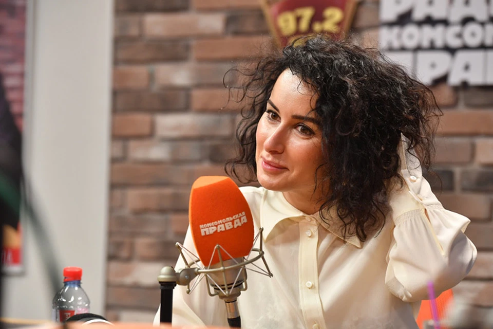 Тина Канделаки в гостях у Радио «Комсомольская правда»