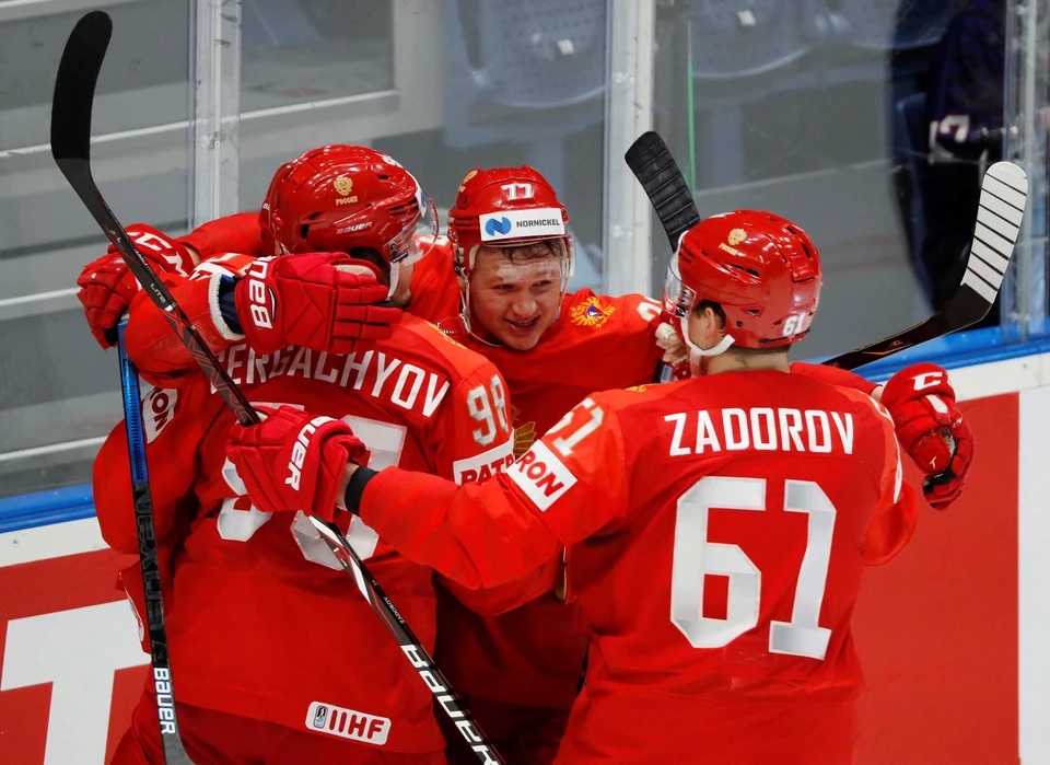 Хоккеисты сборной России сыграют против Финляндии в полуфинале ЧМ-2019.