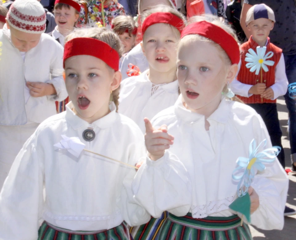 На празднике эстонских детей ждало много удивительного.