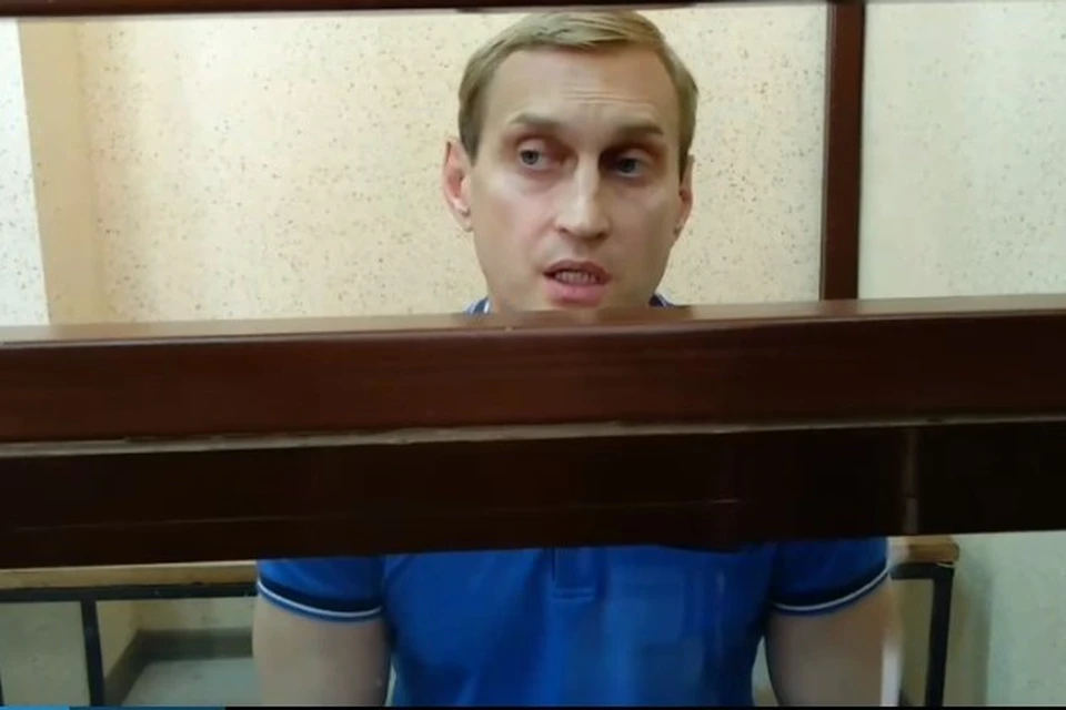 Андрей Филонов присутствовал в зале суда по видеосвязи