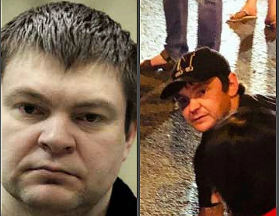 Слева - Сергей Цапок, справа - предполагаемый главарь банды
