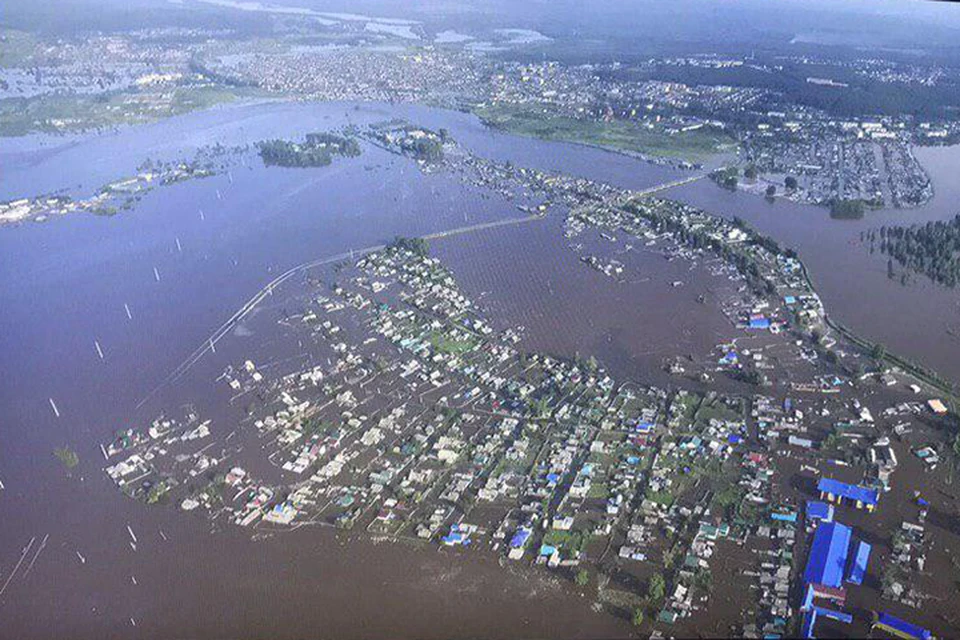 Наводнение в Тулуне: так выглядит город сейчас.