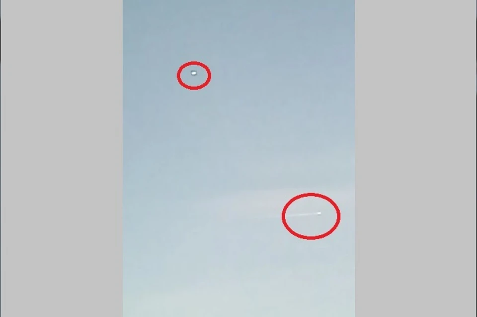 Фото: скриншот из видео, снятого очевидцем