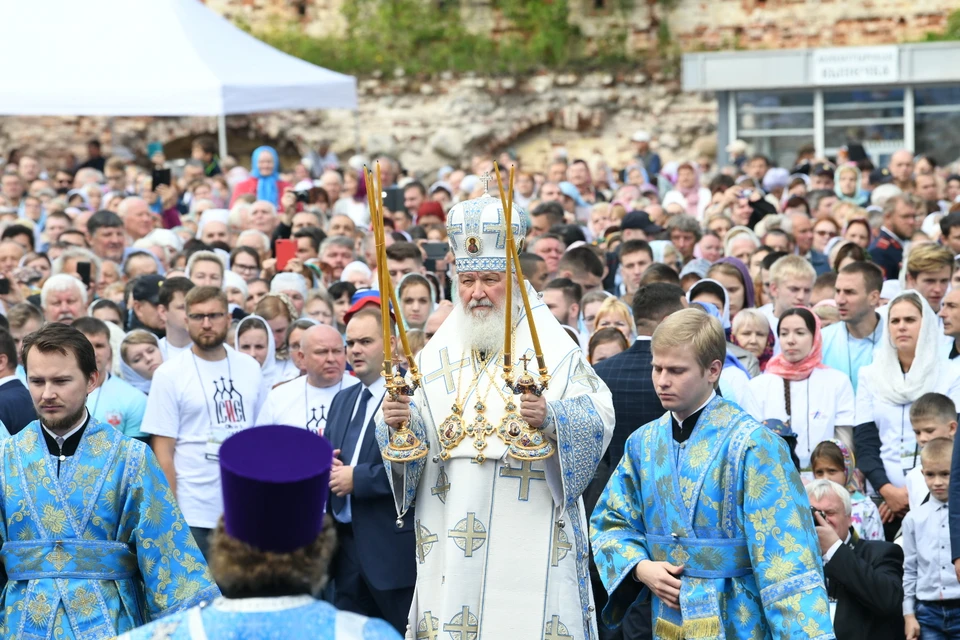 Патриарх Кирилл. Божественная литургия. Фото: пресс-Служба ПТО