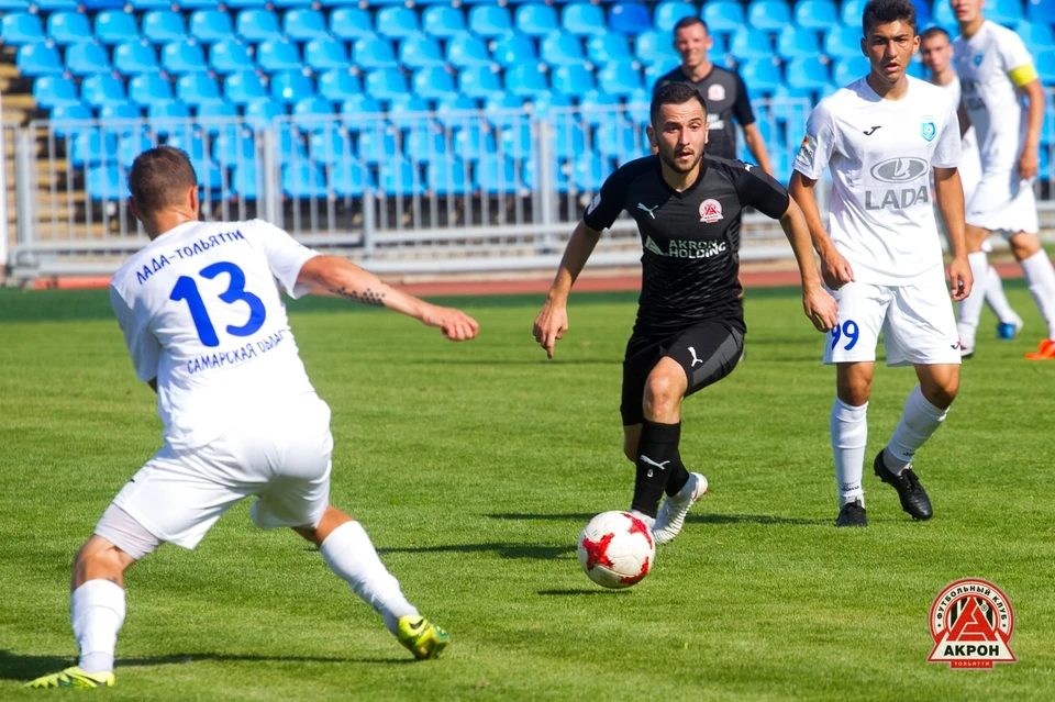 В этом сезоне ПФЛ сыграют сразу 2 команды из Тольятти. Фото: ФК «Акрон».