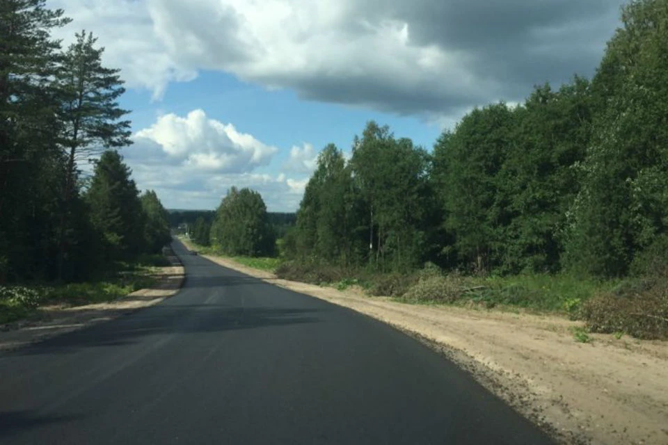 Вельск 2019. Автодорога Вельск Шангалы. Дорога Устьянский район. Федеральная трасса Вельск.