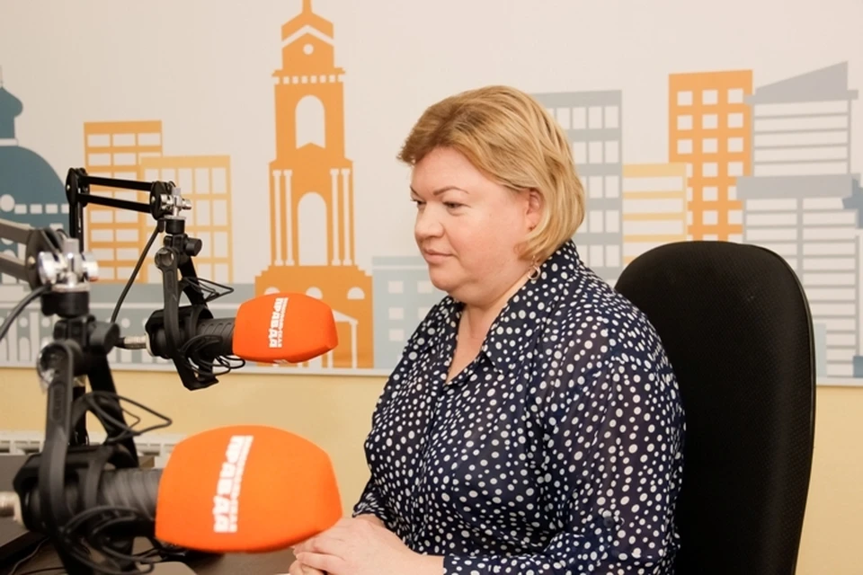Оксана Мелехова пришла в студию Радио "Комсомольская правда".