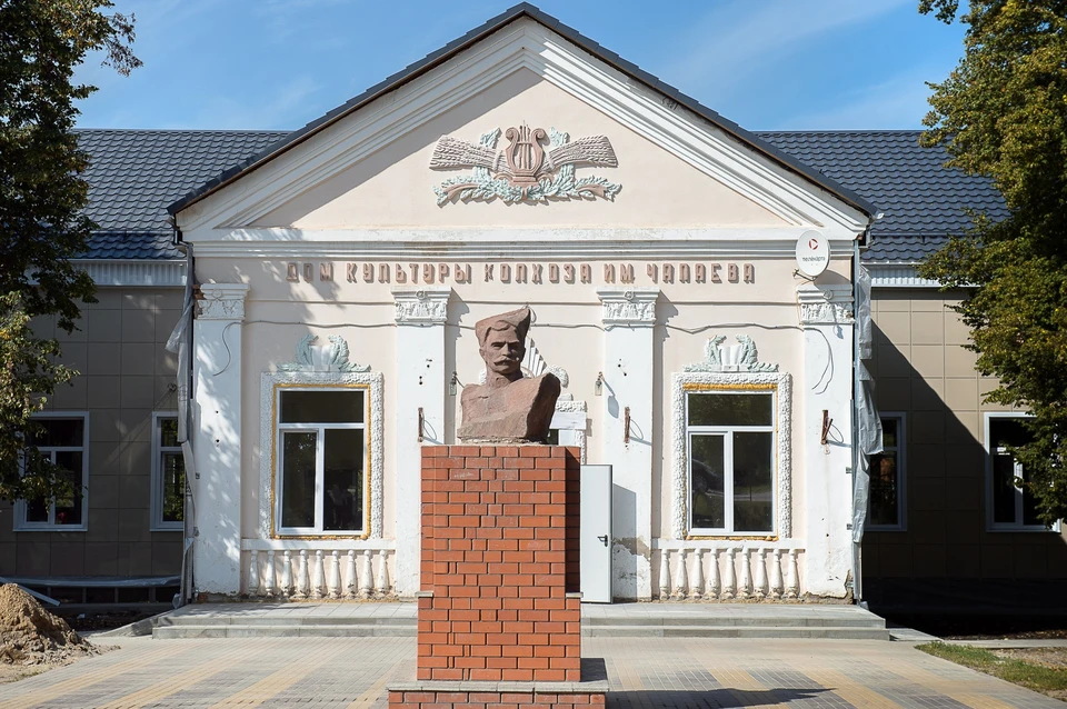Дом культуры им. В. И. Чапаева капитально ремонтируется впервые за 60 лет.