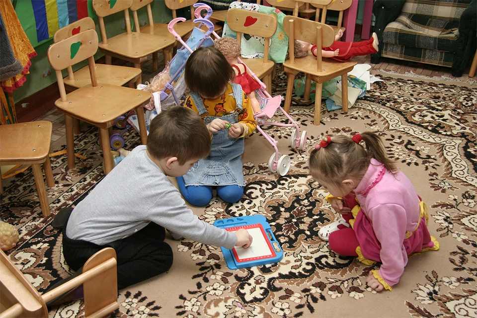 Дети в детском саду