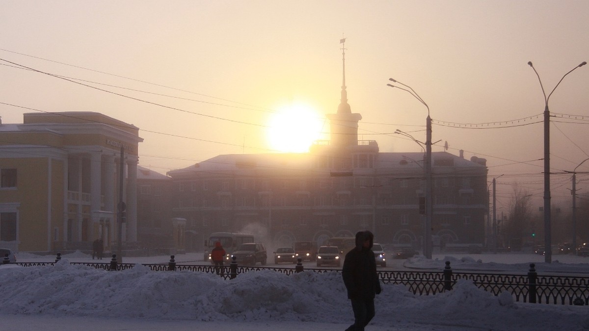 Барнаул Зимой Фото