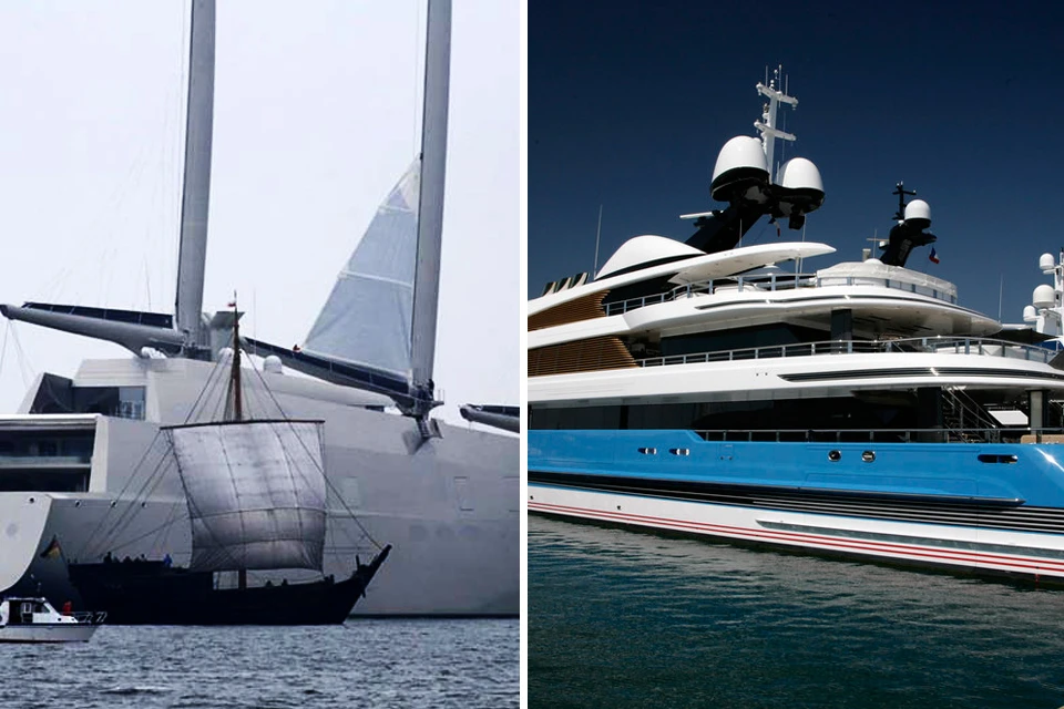 143-метровая «Sailing Yacht A» гомельчанина Андрея Мельниченко и «Madam GU» Андрея Скоча и брестчанки Елены Лихач. Фото: flickr.com.