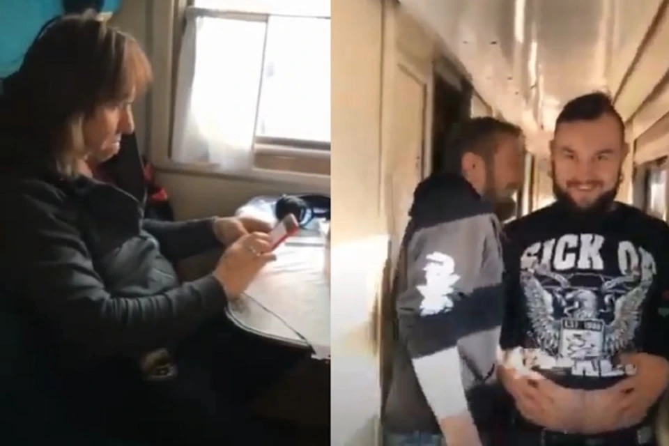 Музыканты группы «Ария» добирались до Тюмени на поезде с вискарём и тортиком. Фото: скриншот с видео