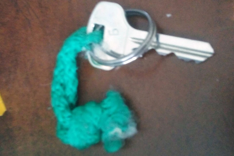 Этот ключ был зашит в подушке. Фото: Анна Королева.