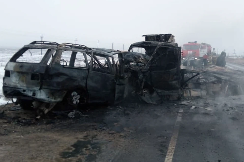 Авария унесла жизни четырех человек (фото УМВД России по Оренбургской области)