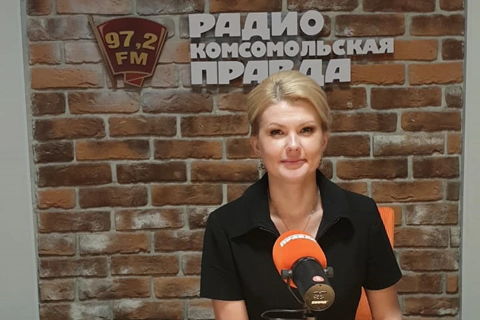 Заместитель министра просвещения РФ Марина Ракова в студии Радио «Комсомольская правда».