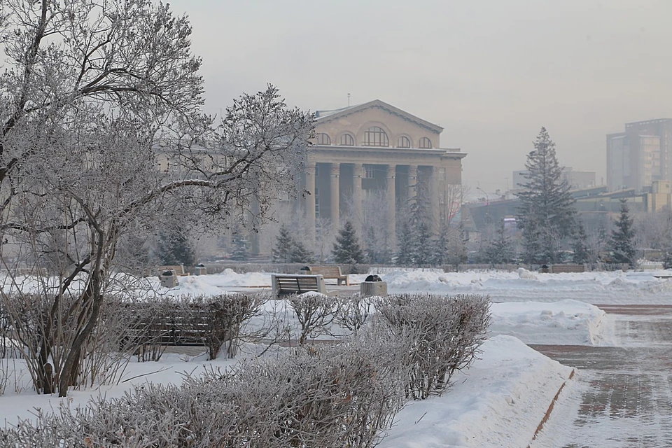 Перед Новым годом в Красноярск придут 20-градусные морозы.