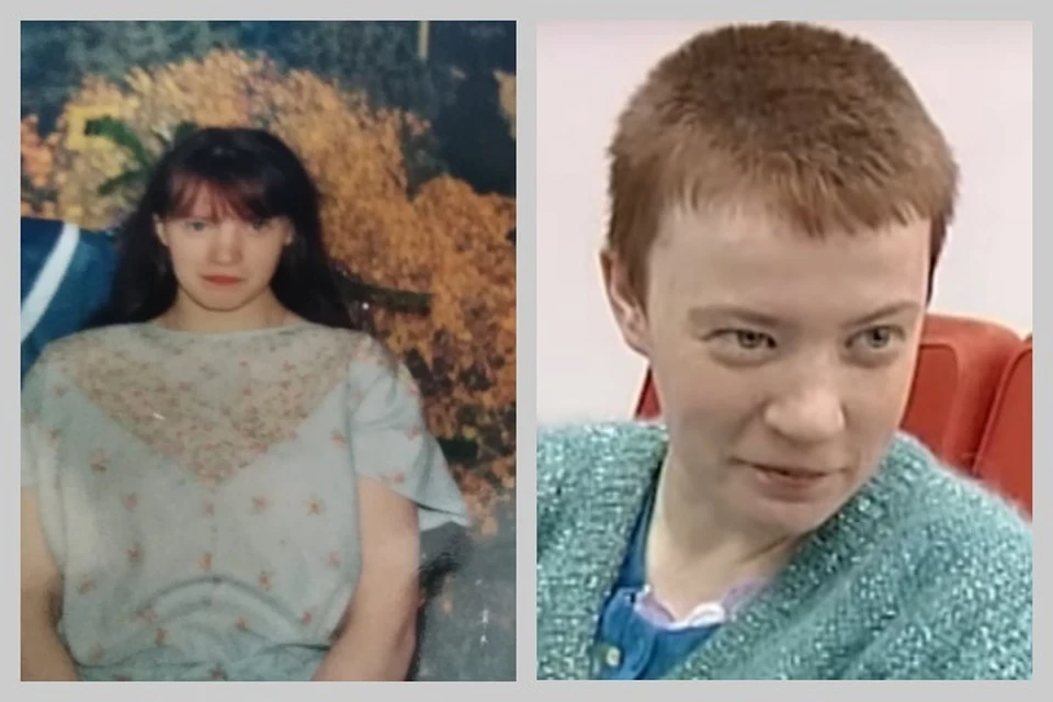 На фото: слева - Юля дома, справа - в эфире канала ТВК, 2012 год. Фото: из архива семьи, стоп-кадр ТВК.