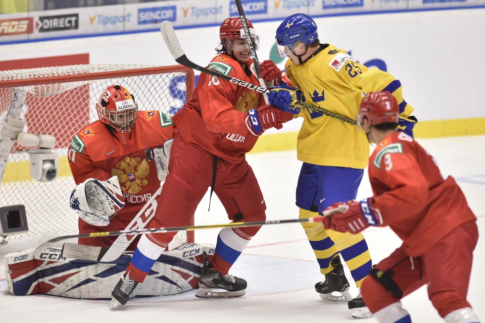 Россия сыграла против Швеции в полуфинале МЧМ-2020.
