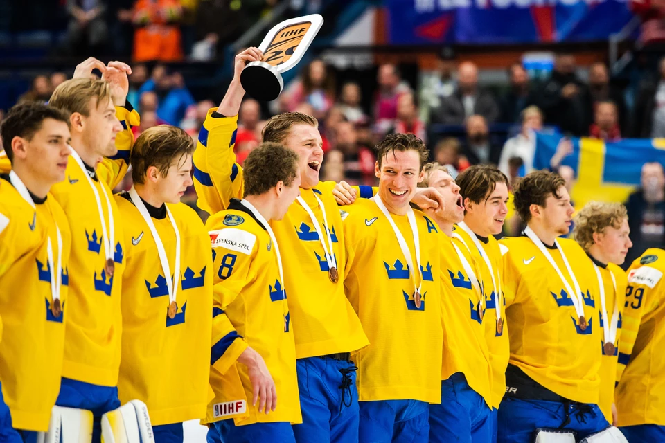 Швеция - бронзовый призер МЧМ-2020 по хоккею.
