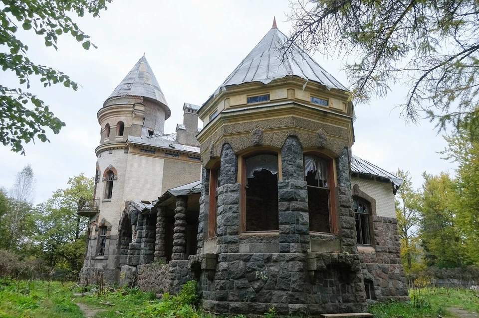 Бывшая усадьба Елисеевых в Белогорке представляет собой печальное зрелище.