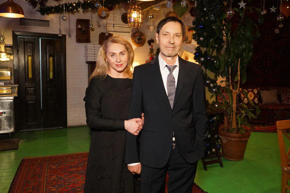 Николай Носков с супругой Мариной.