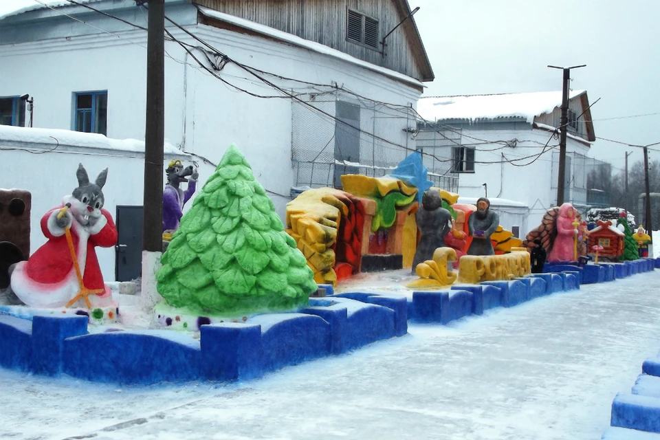 Конкурс на лучшую снежную скульптуру среди исправительных учреждений проводится каждый год. Фото: УФСИН Кировской области