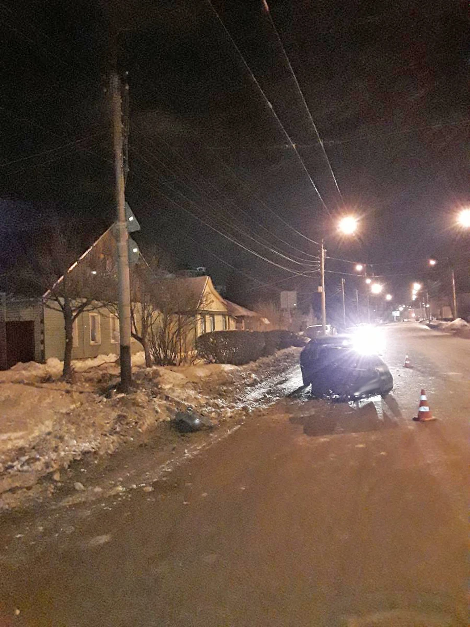 авария произошла на ул. Пролетарской