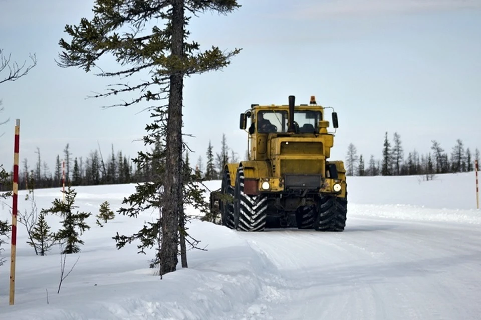 На Ямале из четырех зимников работают только два Фото: Департамента транспорта и дорожного хозяйства ЯНАО