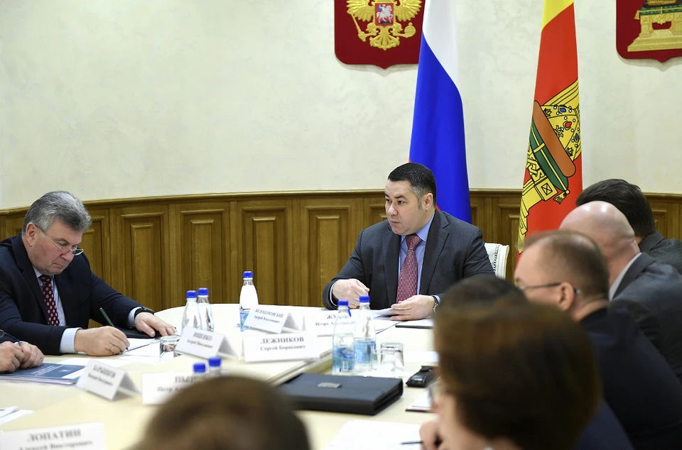 Игорь Руденя напомнил о персональном спросе за эффективное исполнение нацпроектов с руководителей региональных органов власти региона и глав муниципалитетов. Фото: ПТО