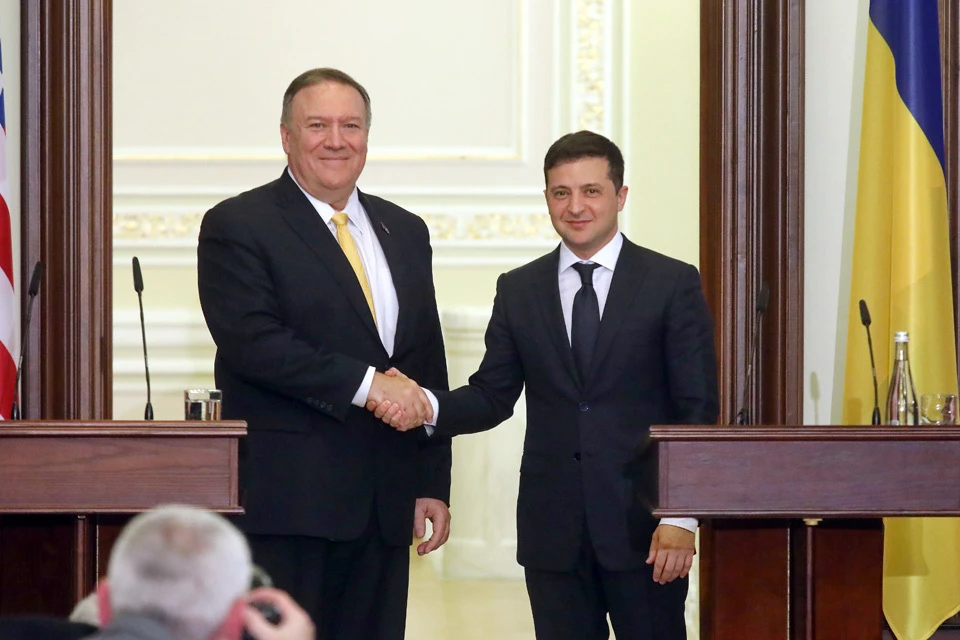 Госсекретарь США Майк Помпео встретился в Киеве с Владимиром Зеленским.