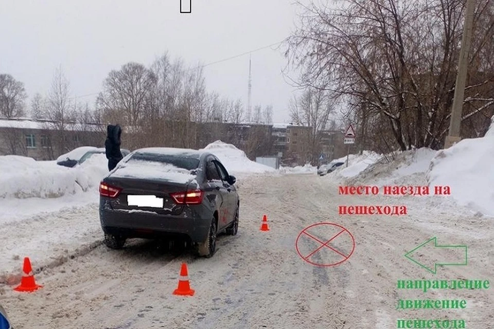 По факту ДТП проводится проверка. Фото: ГИБДД по Березниковскому округу