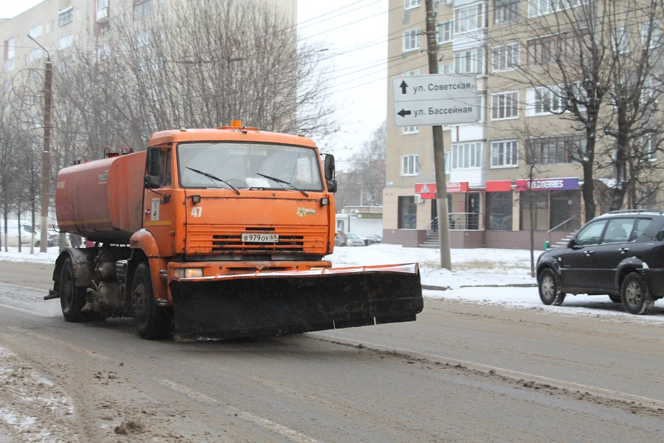 Улицы города от снега убирают ежедневно Фото: администрация Твери