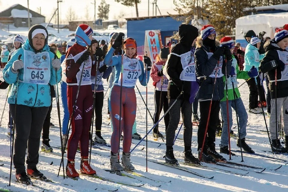 «Лыжню России» в Салехарде перенесли из-за морозов Фото: Администрация Салехарда
