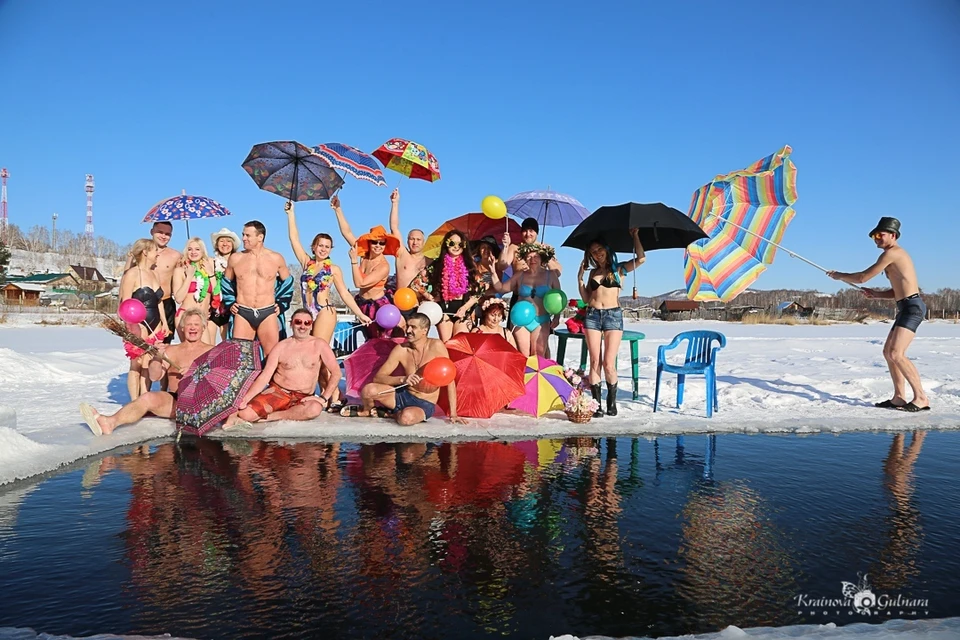 Любители зимнего плавания собираются каждую неделю. Фото: vk.com/«Моржи Миасса».