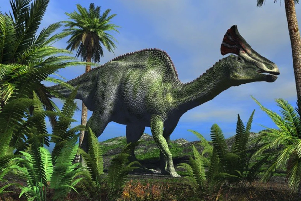 Гадрозавр, который болел человеческой болезнью.