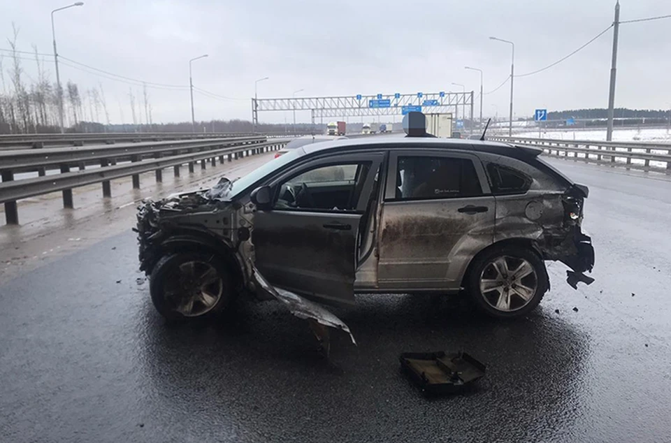 В ДТП на М-10 пострадала женщина-водитель Фото: УГИБДД России по Тверской области