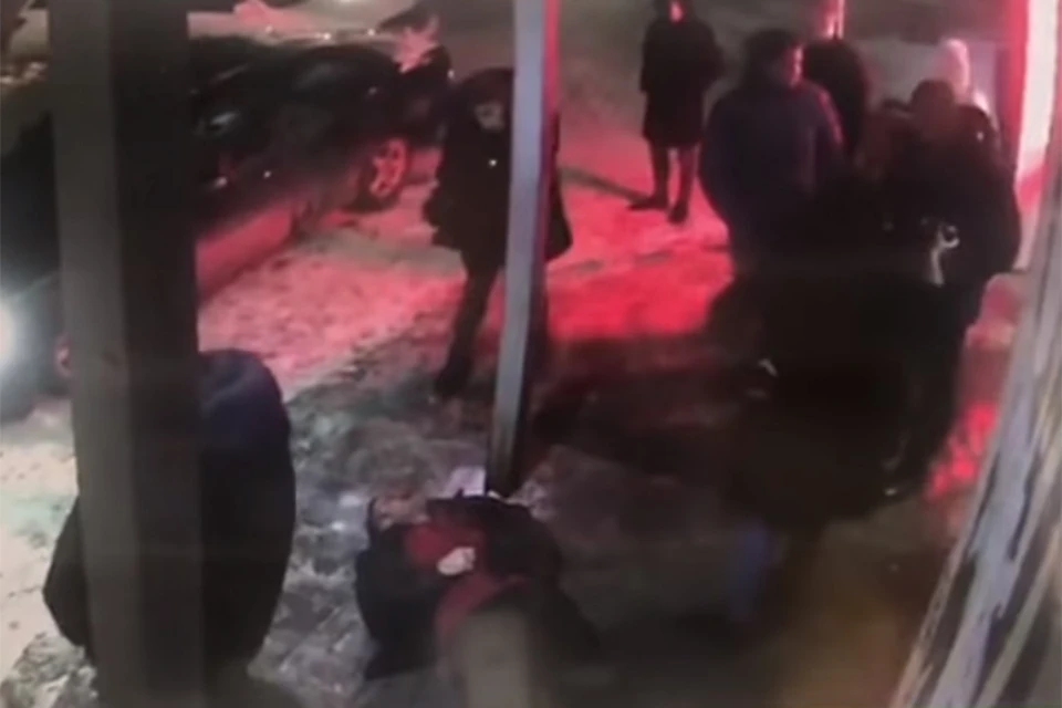 Избиение у ночного клуба в Бийске
