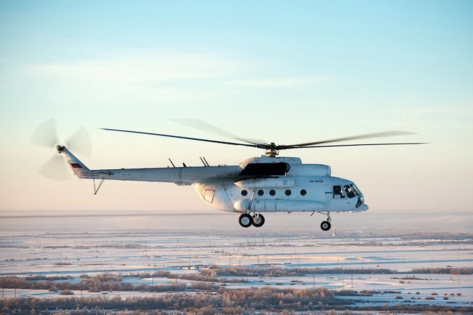 На Ямале совершил жесткую посадку вертолет Ми-8 Фото: skol.ru