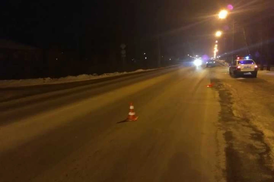 Водитель насмерть сбил пешехода, перебегавшего дорогу в Усолье-Сибирском