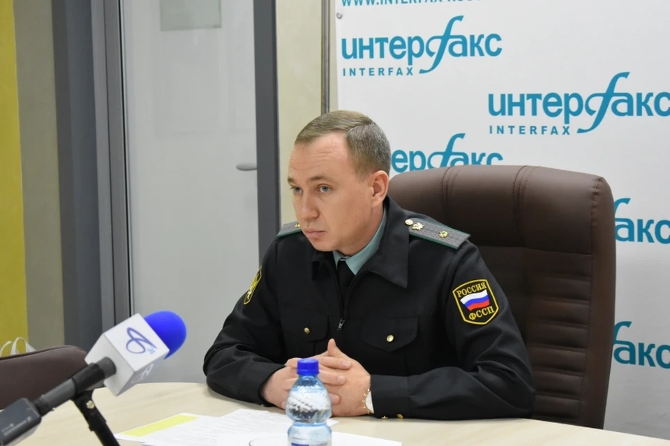 Итоги работы приставов в 2019 году обсудили на пресс-конференции. Фото пресс-службы УФССП России по Белгородской области.