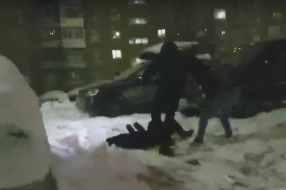 Двое с битами напали на догхантера во дворе. Фото: соцсети