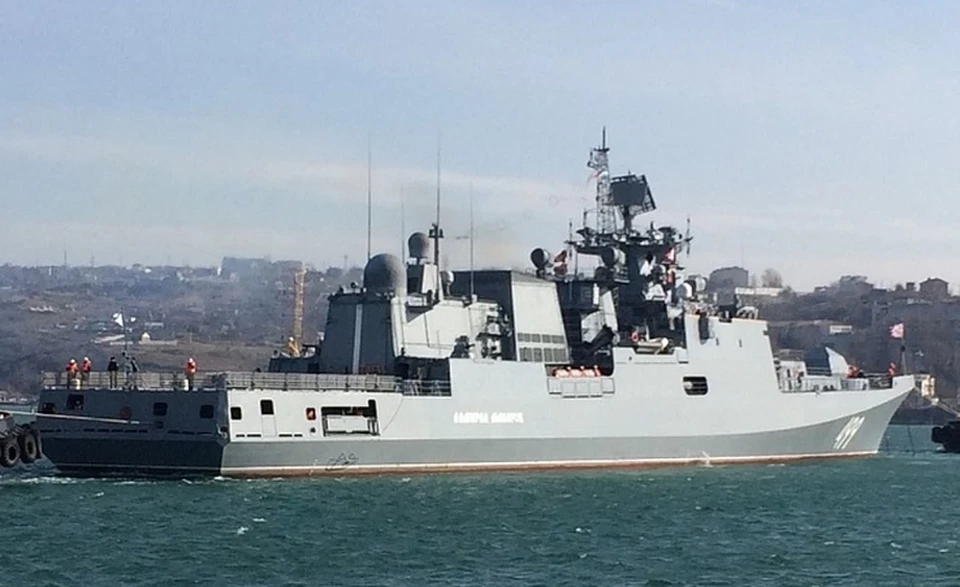 Фрегат «Адмирал Макаров». Фото: инфоотдел ЧФ.