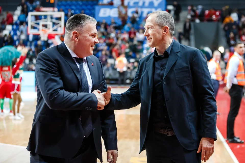 Евгений Пашутин и Андрей Ведищев Фото: lokobasket.com