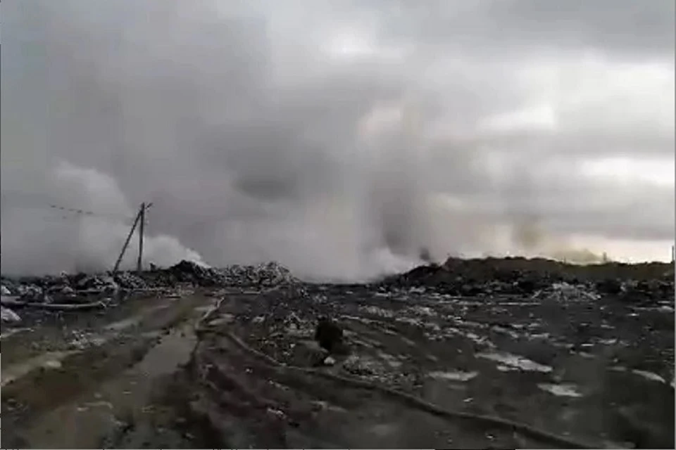 Из-за незаконной свалки в Колтушах ввели режим ЧС. Фото: vk.com/koltushi_navsegda