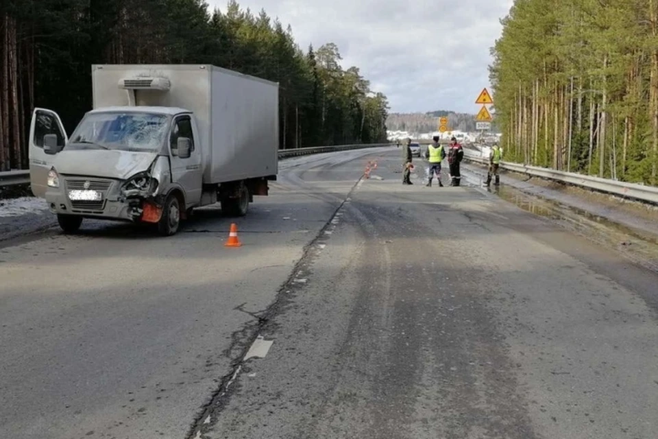 Место трагедии. Фото: УГИБДД по Пермскому краю.