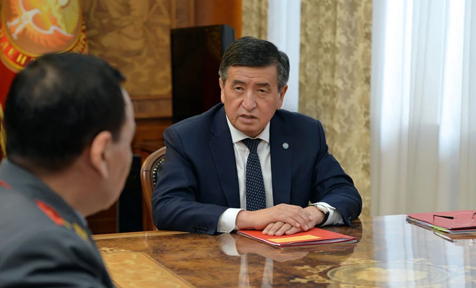 Жээнбеков дал несколько поручений главе МВД.
