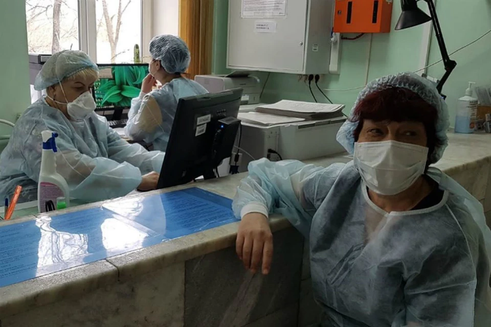 Фоторепортаж из инфекционного госпиталя сделали в Хабаровске ФОТО: Минздрав Хабаровского края