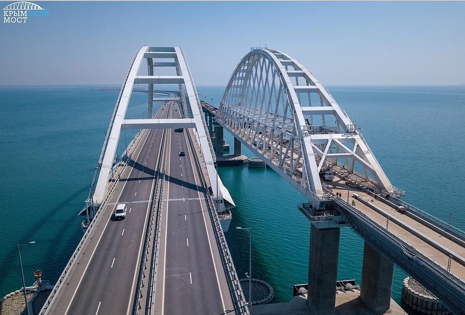 Автомобильное движение по мосту было открыто в мае 2018 года. Фото: Инфоцентр "Крымский мост"