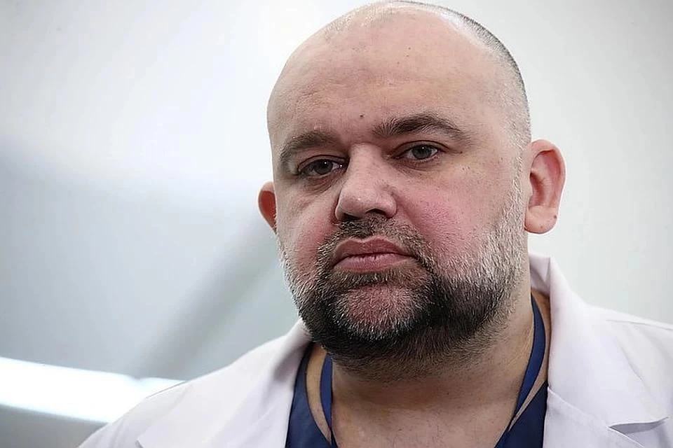 Главврач спецбольницы в Коммунарке Денис Проценко. Фото Валерий Шарифулин ТАСС