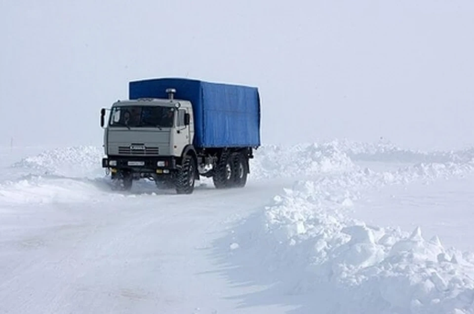 Ямальские зимники работают с ограничениями Фото: Департамента транспорта и дорожного хозяйства ЯНАО